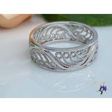  Sincia antiallergén white gyűrű gyönyörű korinthoszi mintával gyűrű