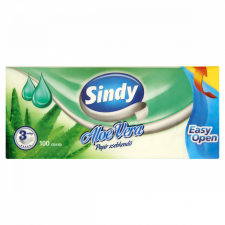  Sindy Aloe Vera papír zsebkendő 3 rétegű 100 db higiéniai papíráru