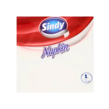Sindy fehér szalvéta - 1 rétegű, 33x33cm, 45db higiéniai papíráru