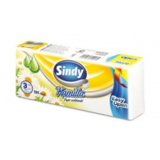  Sindy papír zsebkendő Kamilla 3rtg 100db EasyOpen higiéniai papíráru