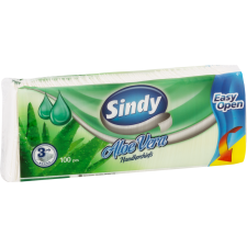 Sindy papírzsebkendő Aloe Vera 100db 3rétegű higiéniai papíráru