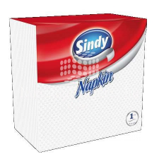 Sindy Sindy szalvéta 1 rétegű 45 db fehér 33x33cm higiéniai papíráru