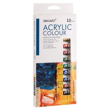 Sinoart Akrilfesték készlet - 12x12 ml akrilfesték