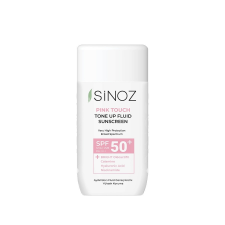 Sinoz PINK TOUCH Tone Up SPF50+ Sunscreen Fluid fényvédő folyadék 50ml naptej, napolaj