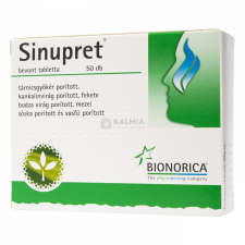 SINUPRET bevont tabletta 50 db gyógyhatású készítmény