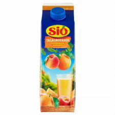 Sio-Eckes Kft. Sió Találkozások rostos őszibarack-narancs gyümölcsital 1 l üdítő, ásványviz, gyümölcslé
