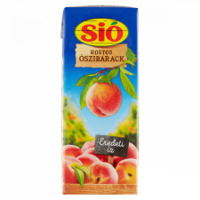 Sió rostos őszibarack ital 0,2 l üdítő, ásványviz, gyümölcslé