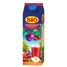 Sió Találkozások rostos Meggy-Szilva-Alma gyümölcsital - 1 liter üdítő, ásványviz, gyümölcslé
