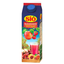 Sió Találkozások rostos Őszibarack-Alma-Meggy-Málna gyümölcsital - 1 liter üdítő, ásványviz, gyümölcslé