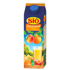 Sió Találkozások rostos Őszibarack-Narancs gyümölcsital - 1 liter üdítő, ásványviz, gyümölcslé