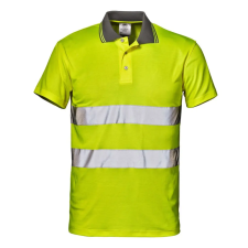 SIR SAFETY SYSTEM mistral jól láthatósági galléros póló (3xL) sir safety munkavédelmi ruházat láthatósági ruházat