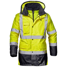 SIR SAFETY SYSTEM Motorway Split jól láthatósági 4in1 kabát (5XL)