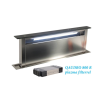 Sirius - Páraelszívó S-DD2 TC/L EM 118 fekete üveg/inox motor nélkül + plazma filter QUADRO 800 R