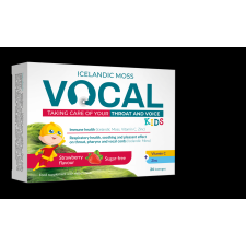 Sirowa Hungary Kft. Vocal Kids eper ízű szopogató tabletta izlandi zuzmóval 24x gyógyhatású készítmény