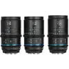 Sirui Astra Series 50 mm, 75 mm & 100 mm T1.8 1.33X Full-frame Anamorphic Cine Lens Kit (Z Mount, Blue Fl