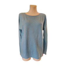  Sisley világoskék vékony női pulóver (méret: L) női pulóver, kardigán