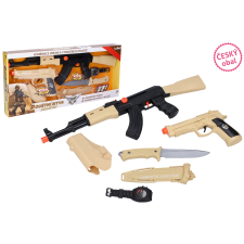 Sivatagi csata játékszett 52 cm katonásdi