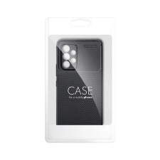 SIX CARBON PREMIUM Case for SAMSUNG A03S black tok és táska