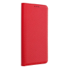 SIX Xiaomi Redmi 12 4G tok, Kinyitható, Mikroszálas, Kártyatartó, Állvány funkció, SIX Smart case, Piros