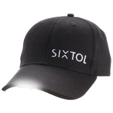 Sixtol LED siltes sapka B-CAP 25lm lámpával, újratölthető, USB, fekete férfi sapka