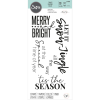 Sizzix szilikonbélyegző 664938, Festive Sentiments #2 / Sizzix Clear Stamps (1 csomag)