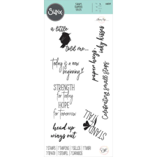 Sizzix szilikonbélyegző 666269 - Wings Out - Clear Stamps (1 csomag) bélyegző