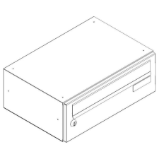  SJ 370/110 postaláda egyoldalas RAL, RAL 7040 / Szürke postaláda