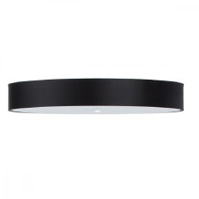  SKALA LED plafon mennyezeti lámpa 6xE27 kerek lámpatest 100cm fekete SOLLUX világítás
