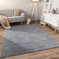  Skandináv Boho Geometriai mintás antracit szőnyeg 120x160 cm lakástextília