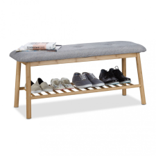 Skandináv design ülőpad cipőtartó 45x100x36 cm 10021543 bútor