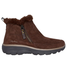 Skechers 167862 CHOC női bokacsizma, cipzáras Relaxed Fit® női csizma, bakancs