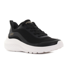 Skechers Bobs Sport Squad Waves - Still Wading fekete női cipő