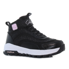Skechers Fuse Tread - Wild Adventure vízlepergető fekete gyerek bakancs Méret:28