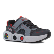 Skechers Game Kicks - Gametronix szürke gyerek cipő Méret:29