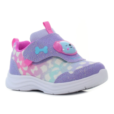 Skechers Glimmer Kicks - Skech Pets villogó lila baba cipő Méret:21