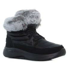 Skechers GO Walk Arch Fit - Winter Visit fekete női bokacsizma Méret:36