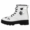 Skechers Gravlen Hi - Metalli 303409LWHT Gyerek Fehér Csizma 33