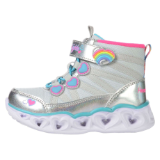 Skechers Heart Lights-édes csizma 302668NSMLT Gyerek Ezüst 22