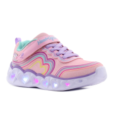 Skechers Heart Lights - Retro Hearts villogó rózsaszín gyerek cipő Méret:34 gyerek cipő