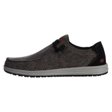 Skechers Melson-nela 210726BLK Férfi sportcipő Szürke 41 férfi cipő