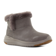 Skechers On The Go Stellar - Cozy Step vízlepergető szürke női bokacsizma Méret:36
