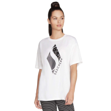 Skechers Poló Skechers  W1TS333WHT női Fehér S