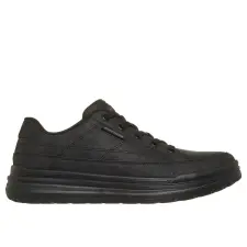 Skechers Relaxed Fit® 211394 BBK kényelmes férfi bebújós utcai cipő férfi cipő