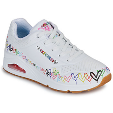 Skechers Rövid szárú edzőcipők JGOLDCROWN: UNO - LOVE Fehér 37