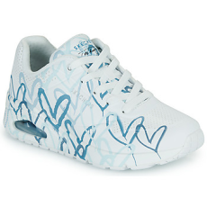 Skechers Rövid szárú edzőcipők JGOLDCROWN: UNO - SPREAD THE LOVE Fehér 41