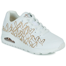 Skechers Rövid szárú edzőcipők UNO GOLDEN HEART Fehér 39