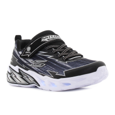 Skechers S-Lights - Light Storm 2.0 - Bolt-Brights villogó fekete gyerek cipő Méret:35