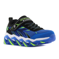 Skechers S-Lights - Mega - Surge 2.0 villogó sötétkék gyerek cipő Méret:36