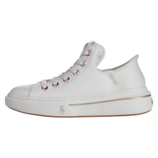 Skechers Snoop One-og Leather - Slip-ons 186001WHT Női Fehér Sportcipő, 37.5