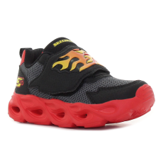 Skechers Thermo - Flash - Flame Flow fekete villogó baba cipő Méret:22
